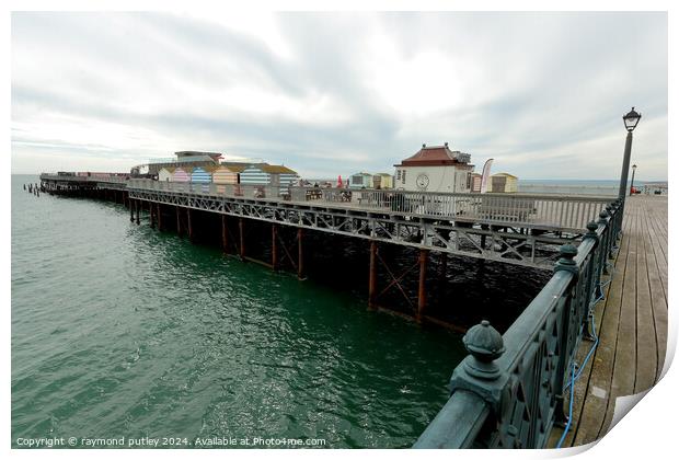 Hastings Seafront - Pier Print by Ray Putley