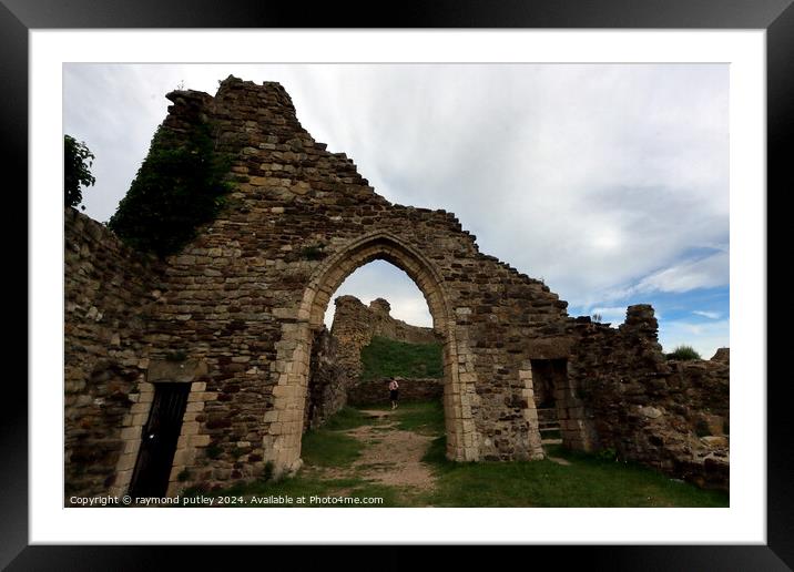 Hastings - Castle Framed Mounted Print by Ray Putley