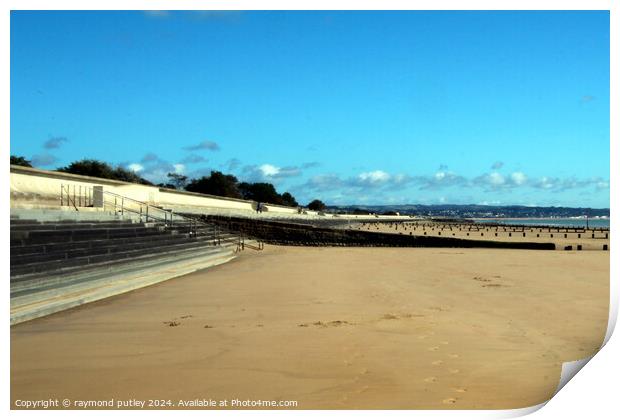 Dymchurch Seafront Print by Ray Putley