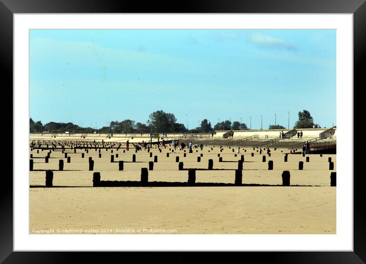 Dymchurch Seafront Framed Mounted Print by Ray Putley