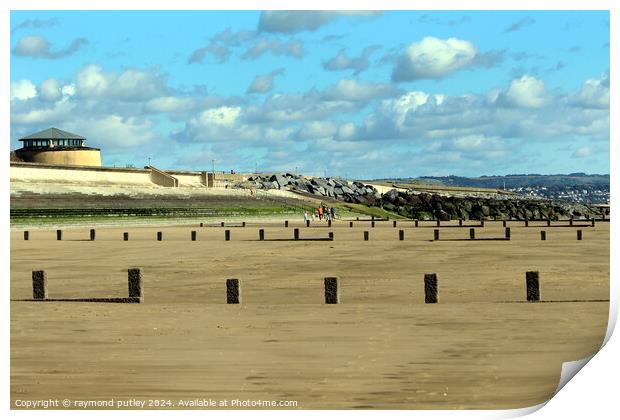 Dymchurch Seafront Print by Ray Putley