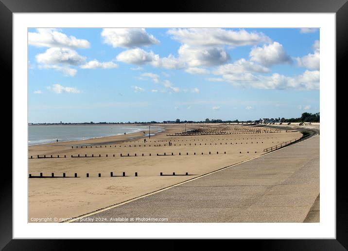 Dymchurch Seafront Framed Mounted Print by Ray Putley