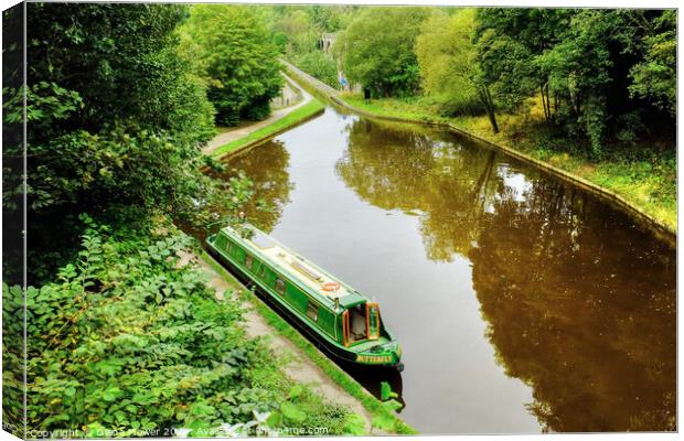 Chirk Canal Tunnel Llangollen Canal Canvas Print by Diana Mower