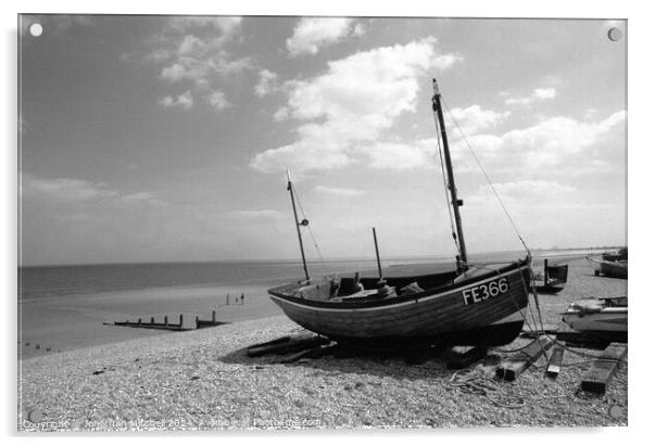 Lydd-on-Sea, England, 1999 Acrylic by Jonathan Mitchell