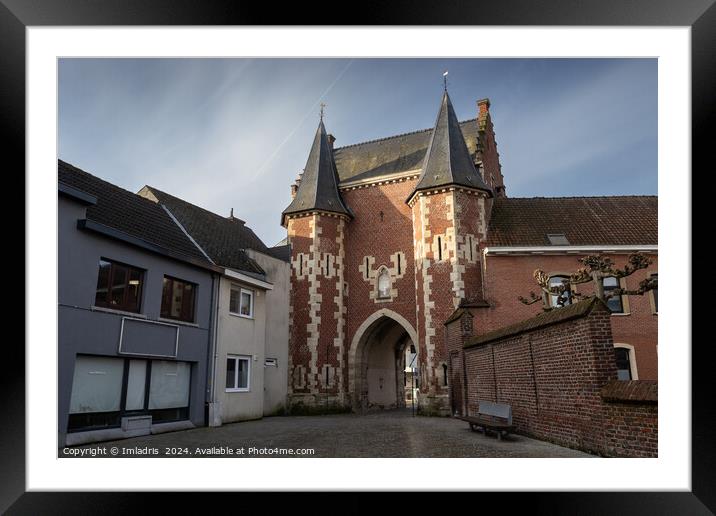 City gatehouse, Ninove, Belgium Framed Mounted Print by Imladris 