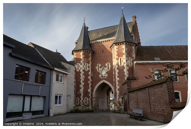 City gatehouse, Ninove, Belgium Print by Imladris 