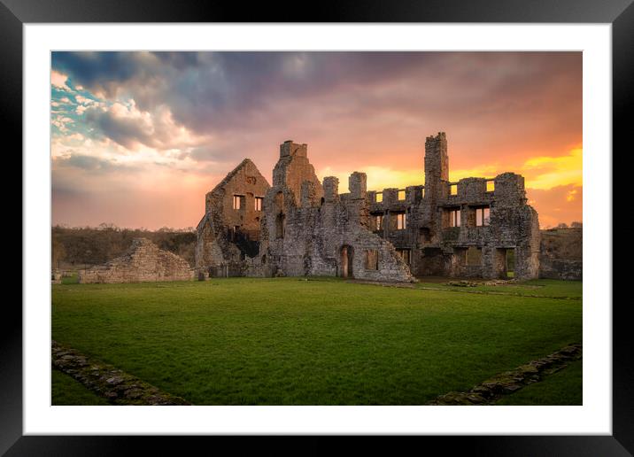 Egglestone Abbey at Barnard Castle Framed Mounted Print by Tim Hill