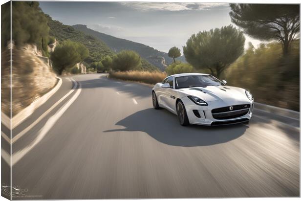 Jaguar F Type Canvas Print by Picture Wizard