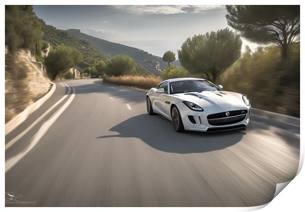 Jaguar F Type Print by Picture Wizard
