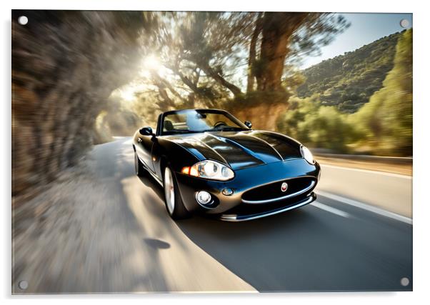 Jaguar XKR Acrylic by Picture Wizard