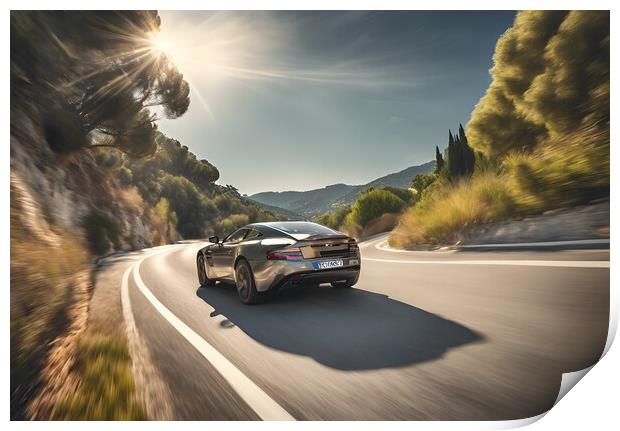 Aston Martin DBS Print by Picture Wizard