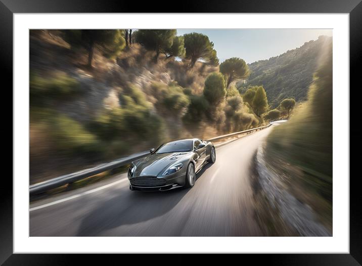 Aston Martin DBS Framed Mounted Print by Picture Wizard