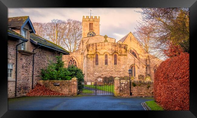 St Agatha's Church, Gilling West Framed Print by Tim Hill