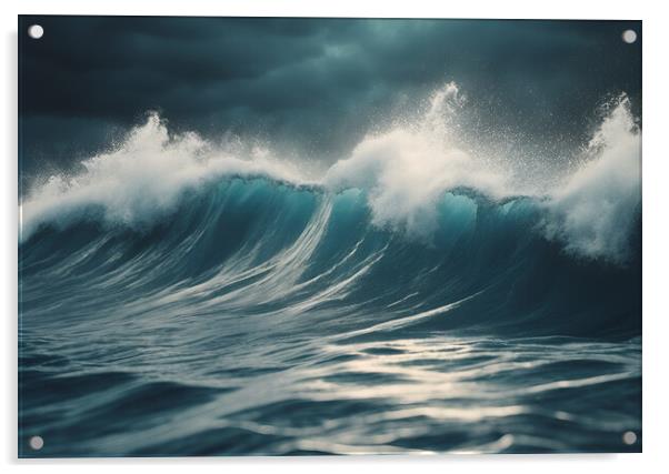 Waves Acrylic by Picture Wizard