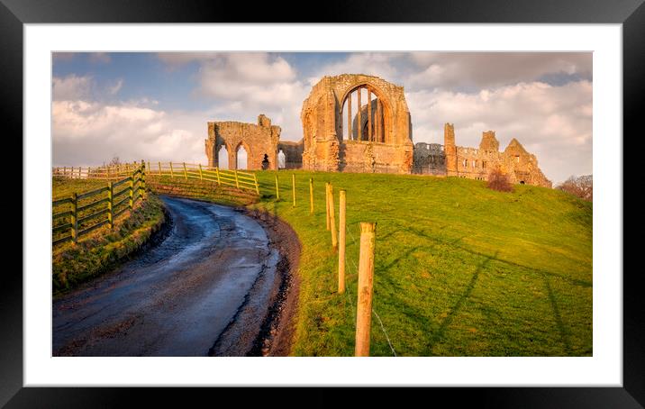 Egglestone Abbey at Barnard Castle Framed Mounted Print by Tim Hill