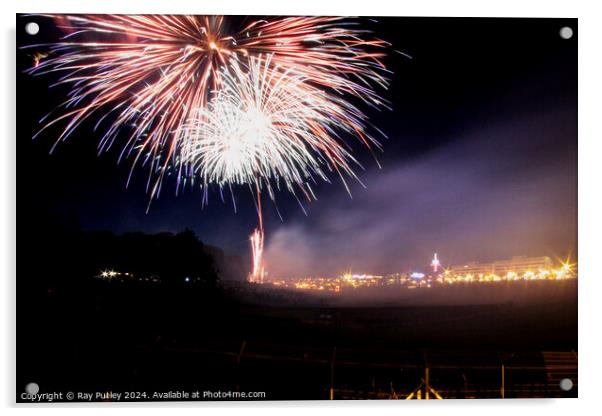 Fireworks. Acrylic by Ray Putley