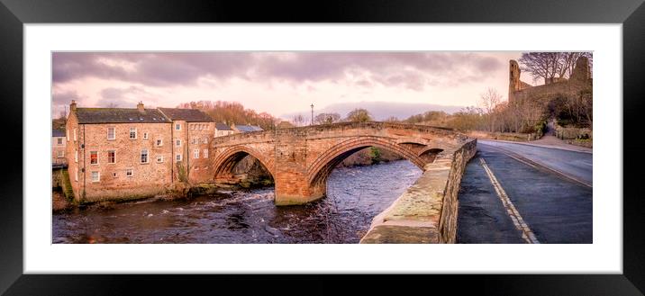 County Bridge at Barnard Castle Framed Mounted Print by Tim Hill