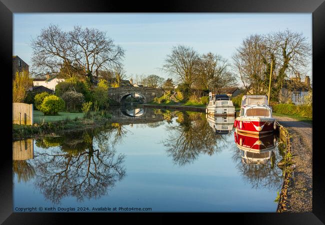 The Lancaster Canal at Hest Bank Framed Print by Keith Douglas