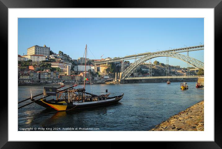 Porto, Portugal  Framed Mounted Print by Philip King