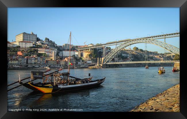 Porto, Portugal  Framed Print by Philip King