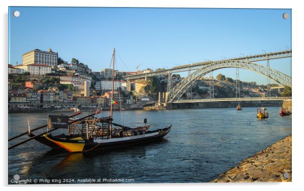 Porto, Portugal  Acrylic by Philip King