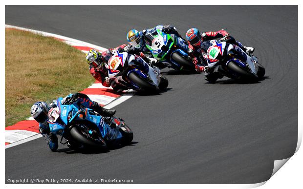 British Superbikes Championship. Print by Ray Putley