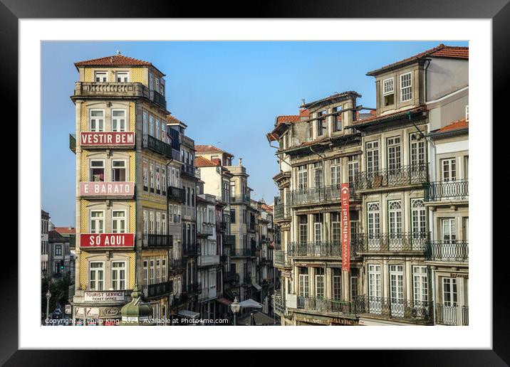 Porto Buildings Framed Mounted Print by Philip King