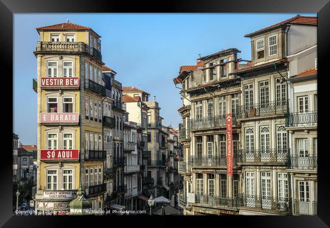 Porto Buildings Framed Print by Philip King