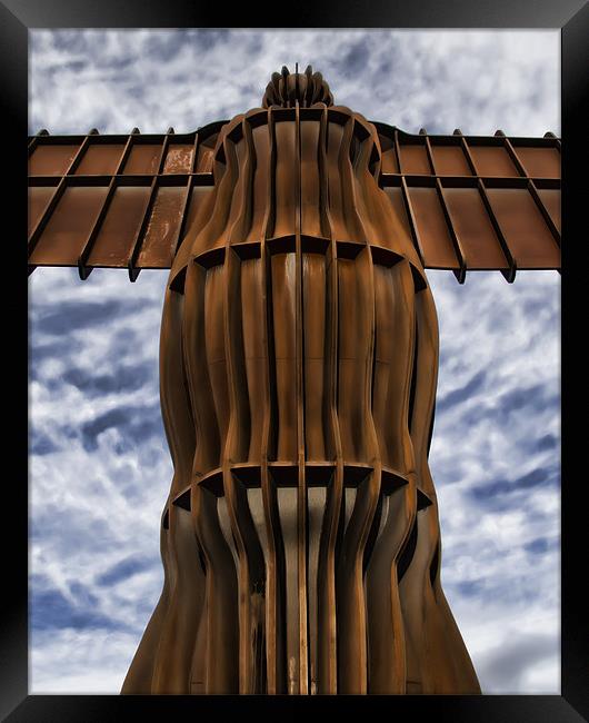 looking up to the angel Framed Print by Northeast Images