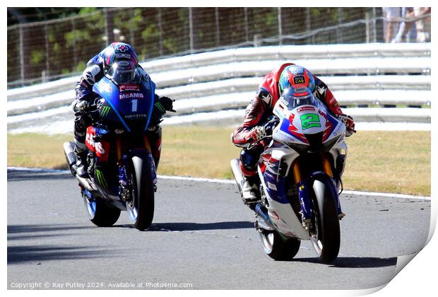 British Superbikes Championship. Print by Ray Putley