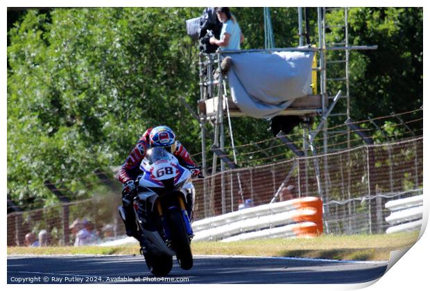 British Superbikes Championship. Print by Ray Putley