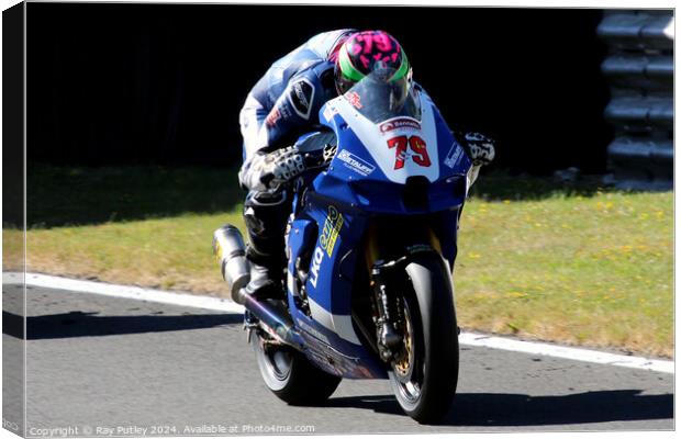 British Superbikes Championship. Canvas Print by Ray Putley