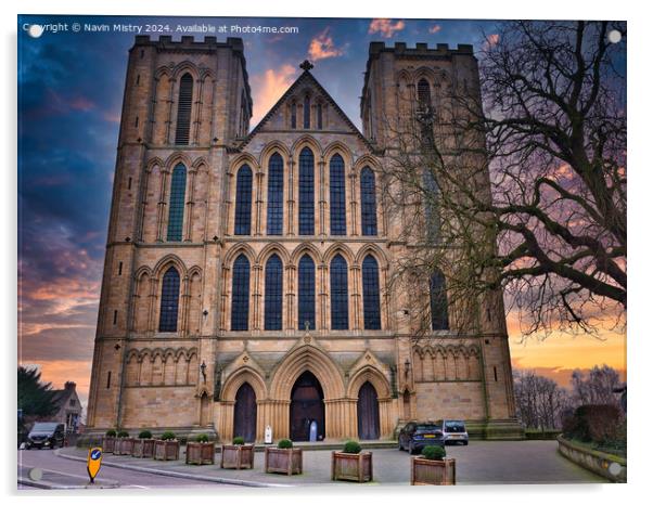Ripon Cathedral Acrylic by Navin Mistry