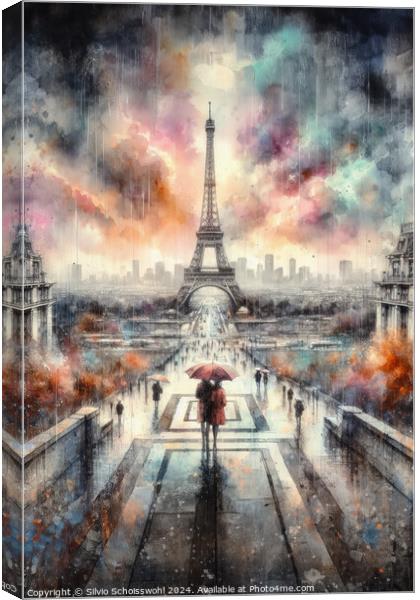 city ​​of love Canvas Print by Silvio Schoisswohl