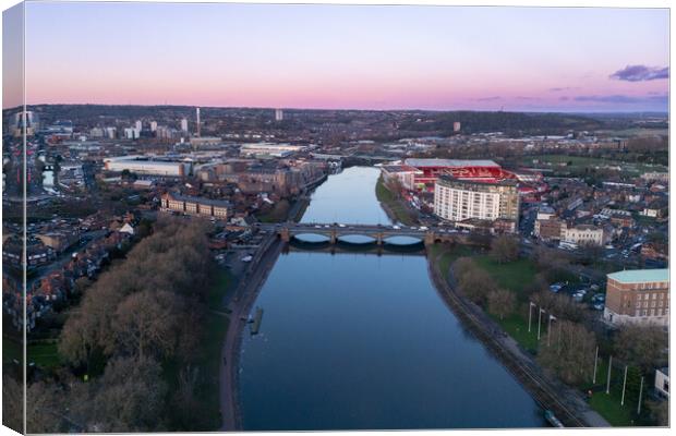 Nottingham Canvas Print by Apollo Aerial Photography
