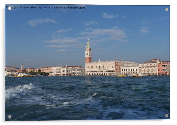 Doge's Palace From The Lagoon Acrylic by rawshutterbug 