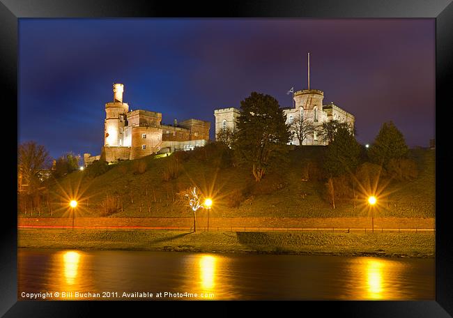 Inverness Castle at Night Framed Print by Bill Buchan