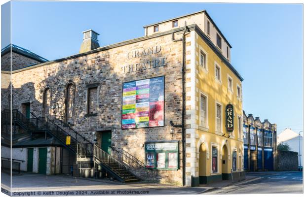 The Grand Theatre, Lancaster Canvas Print by Keith Douglas