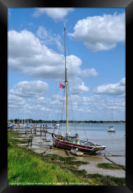 Heybridge Telegraph Maldon Essex Framed Print by Diana Mower