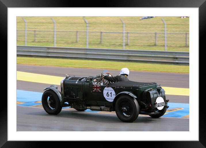 Bentley 4,5 Litre Blower Classic Sports Car Framed Mounted Print by Andy Evans Photos