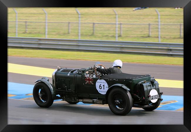 Bentley 4,5 Litre Blower Classic Sports Car Framed Print by Andy Evans Photos