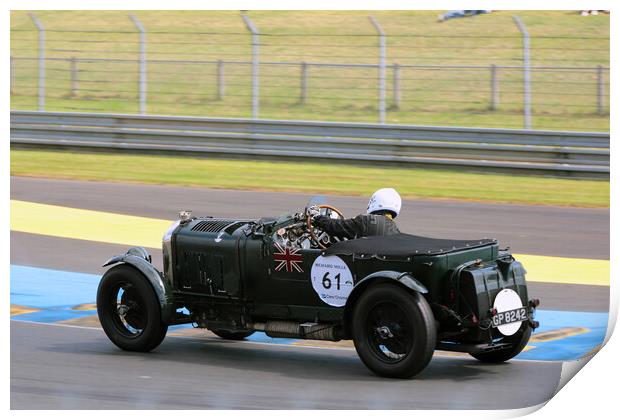 Bentley 4,5 Litre Blower Classic Sports Car Print by Andy Evans Photos