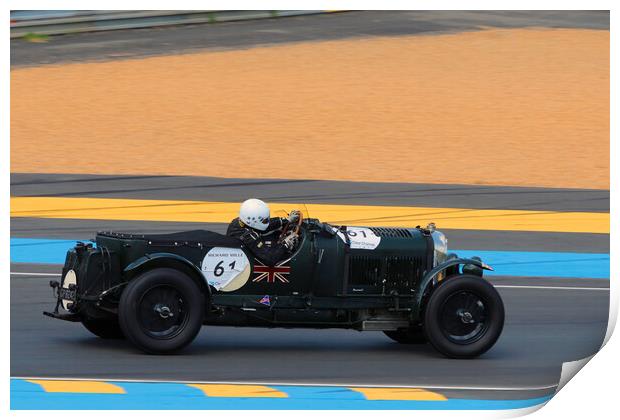 Bentley 4,5 Litre Blower Classic Sports Car Print by Andy Evans Photos