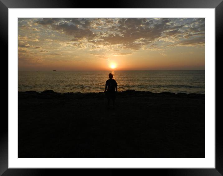 New dawn New Day New Me Framed Mounted Print by Marie Castagnoli