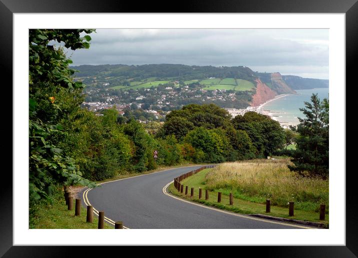 Sidmouth South East Devon England United Kingdom Framed Mounted Print by Andy Evans Photos