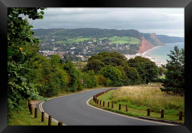 Sidmouth South East Devon England United Kingdom Framed Print by Andy Evans Photos