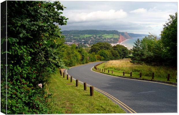 Sidmouth South East Devon England United Kingdom Canvas Print by Andy Evans Photos