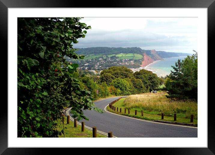 Sidmouth South East Devon England United Kingdom Framed Mounted Print by Andy Evans Photos