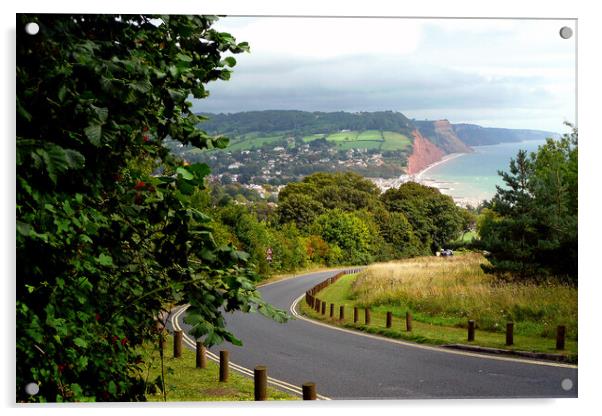 Sidmouth South East Devon England United Kingdom Acrylic by Andy Evans Photos