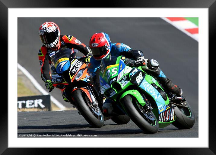 Pirelli National Superstock. Framed Mounted Print by Ray Putley